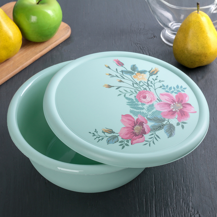 Набор мисок с крышками Miata Mix, 3 шт: 1,2 л; 2,1 л; 3,2 л, цвет белый