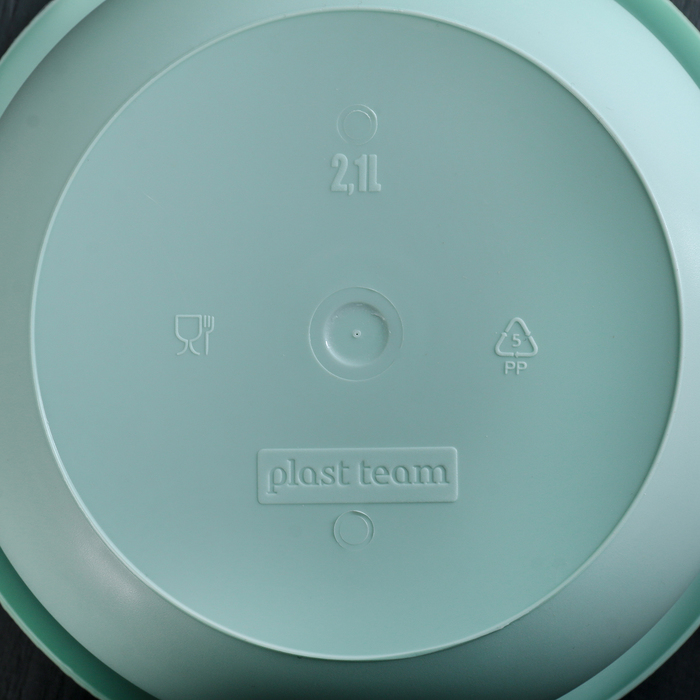 Набор мисок с крышками Miata Mix, 3 шт: 1,2 л; 2,1 л; 3,2 л, цвет белый