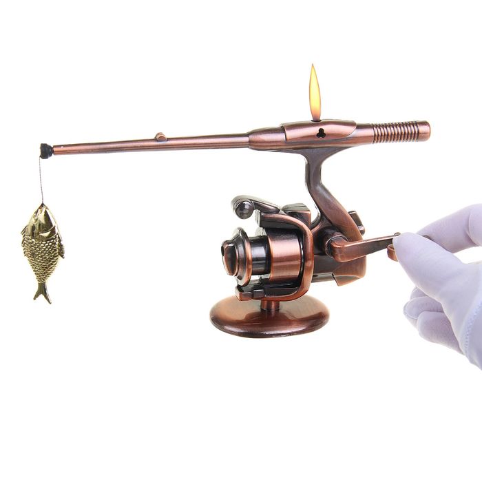 Зажигалка "Рыбалка", пьезо, газ