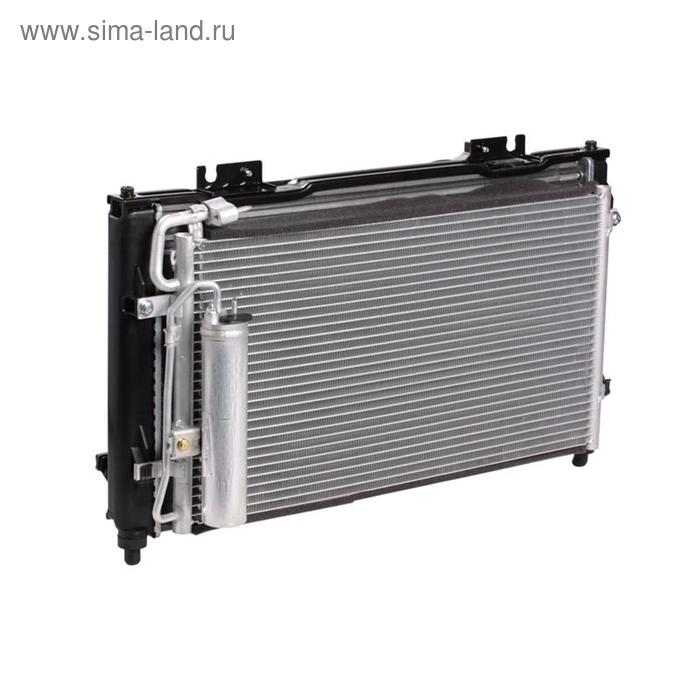 Блок охлаждения (радиатор+конденсер+вентилятор) для автомобилей Приора Halla Lada 2170-8112010, LUZAR LRK 0127