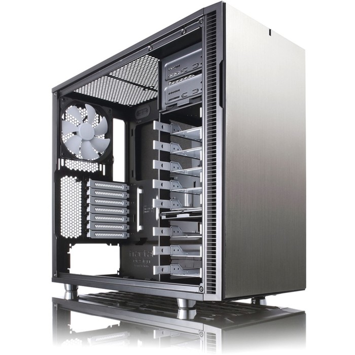 Корпус Fractal Design Define R5 Titanium, без БП, ATX, черно-серебристый
