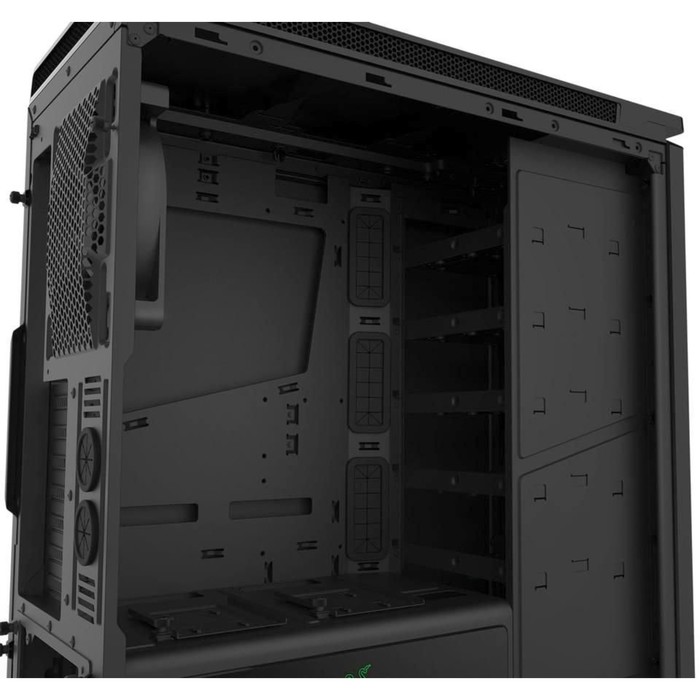 Корпус NZXT H440 Razer, без БП, ATX, черно-зеленый