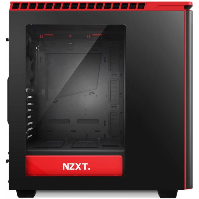 Корпус NZXT H440, без БП, ATX, черно-красный