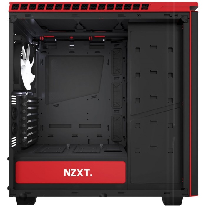 Корпус NZXT H440, без БП, ATX, черно-красный