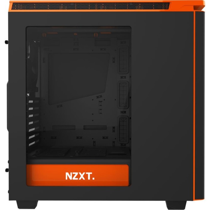 Корпус NZXT H440, без БП, ATX, черно-оранжевый