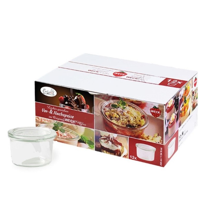 Набор банок Weck, 200 мл, в коробке, 12 шт.