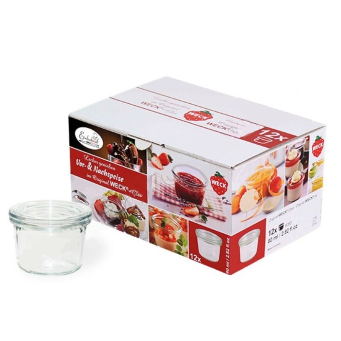 Набор банок Weck, 80 мл, в коробке, 12 шт.