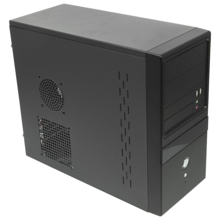 Корпус Formula FM-504D, 400W, mATX, черный