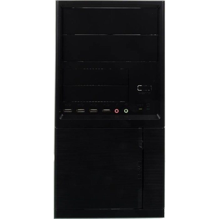 Корпус LinkWorld 727-21, без БП, mATX, черный