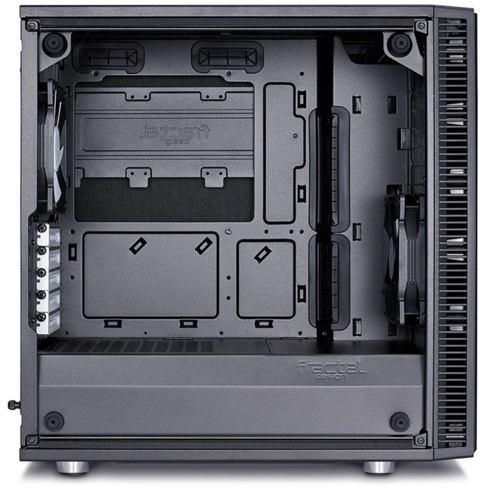 Корпус Fractal Design Define Mini C TG, без БП, mATX, черный