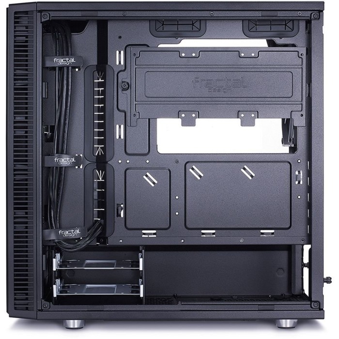 Корпус Fractal Design Define Mini C TG, без БП, mATX, черный
