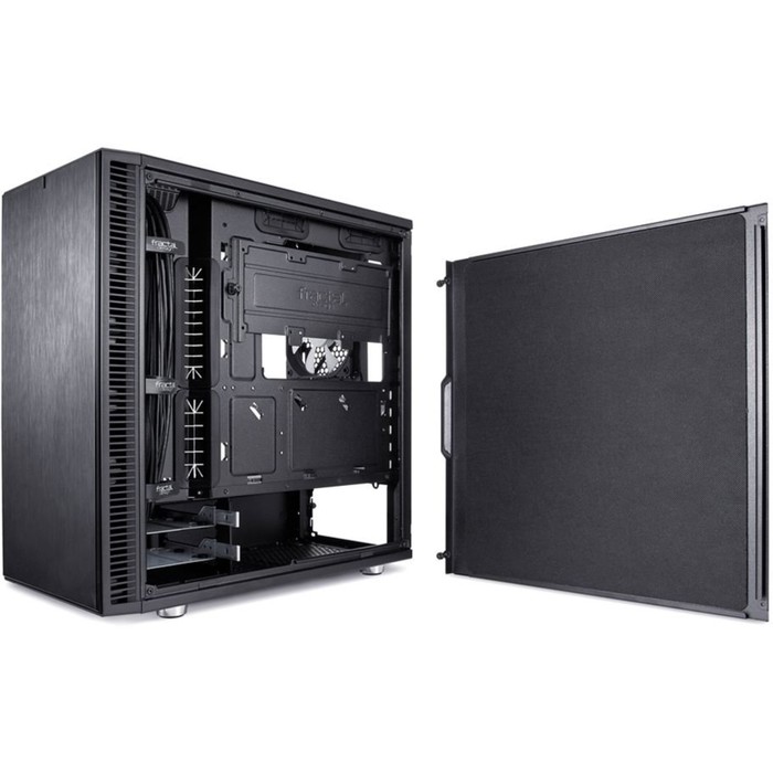 Корпус Fractal Design Define Mini C TG, без БП, mATX, черный