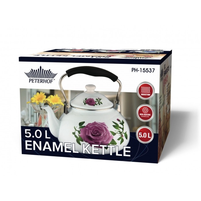 Чайник со свистком Peterhof, силикон, 3 л
