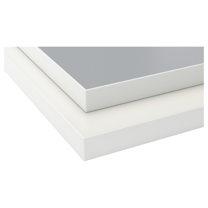 Столешница ЭКБАККЕН, двусторонняя, с белой окантовкой