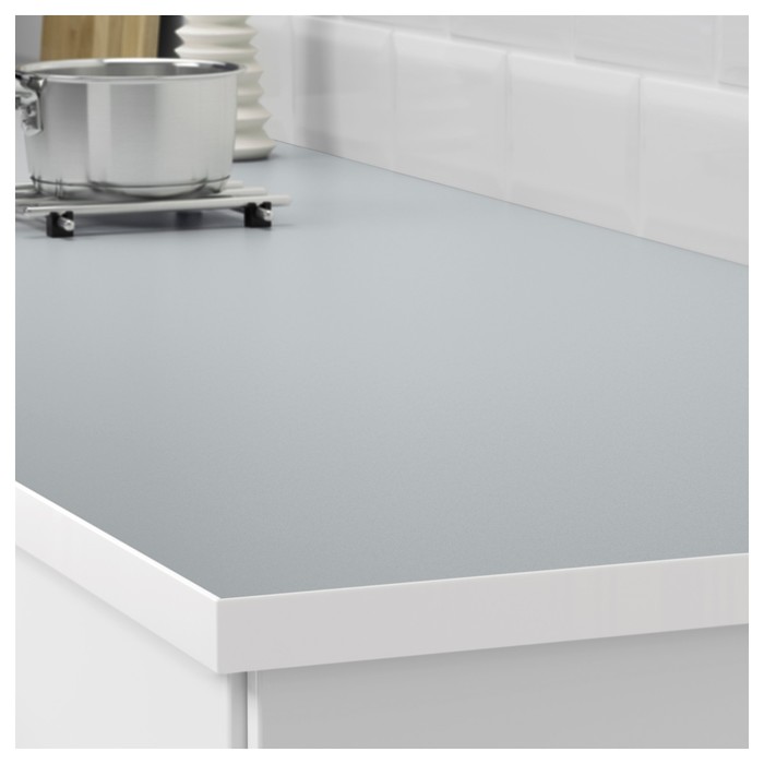 Столешница ЭКБАККЕН, двусторонняя, с белой окантовкой