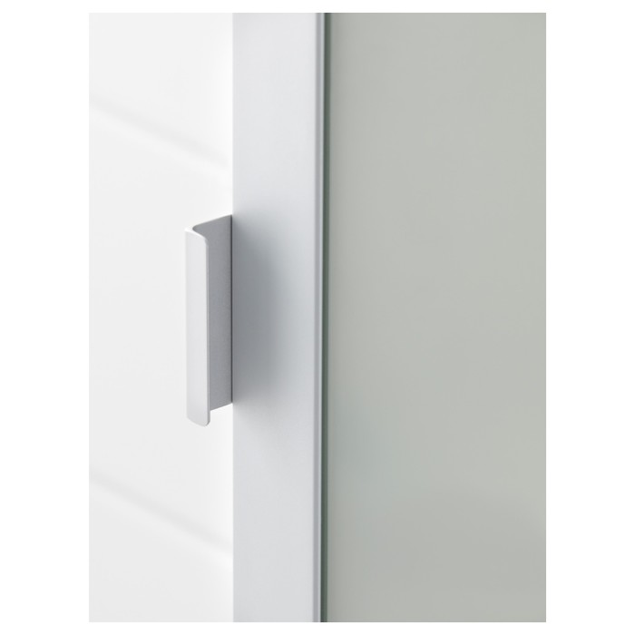 Шкаф высокий ЛИЛЛОНГЕН, белый, алюминий, 30x38x179 см