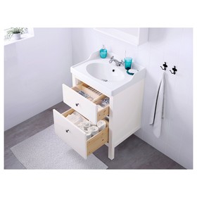 

Шкаф для раковины 2 ящика ХЕМНЭС, белый, 60 × 47 × 83 см