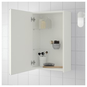 

Зеркальный шкаф ЛИЛЛОНГЕН, 1 дверца, 40x21x64 см, белый