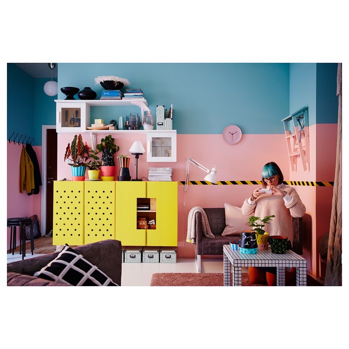 Шкаф ИВАР, 80x30x83 см, сосна