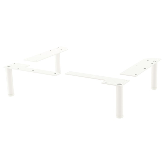 Набор ножек ЛИЛЛОНГЕН, белый, 4 шт