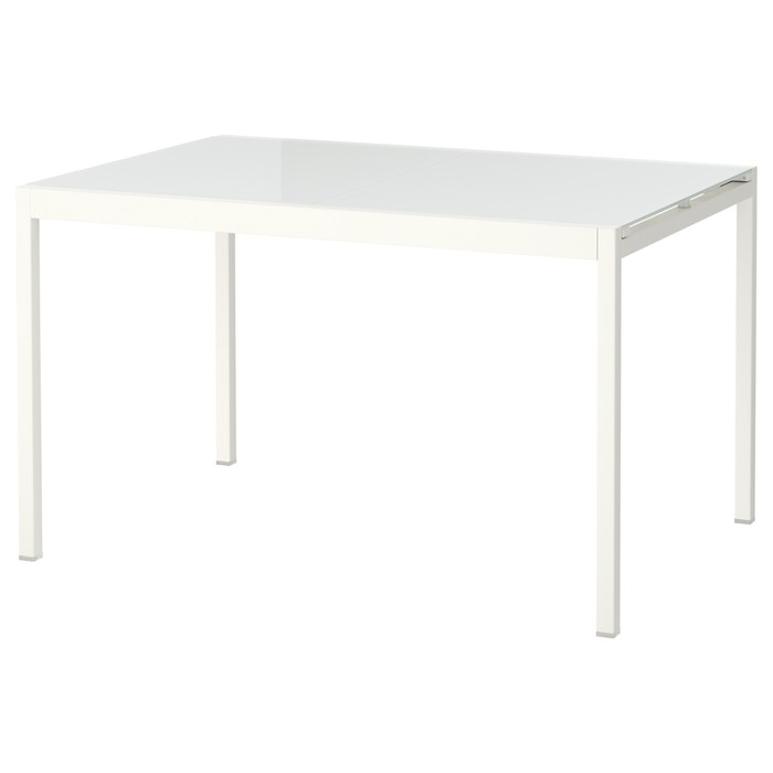 Раздвижной стол ГЛИВАРП, белый, 125/188x85 см