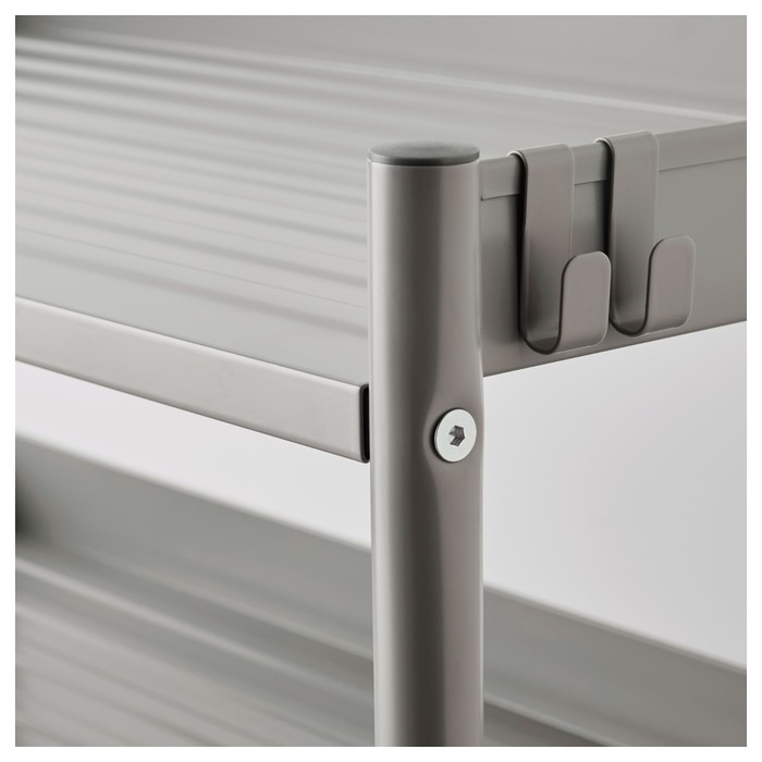 Стеллаж ХИНДЭ, 78x82 см, серый