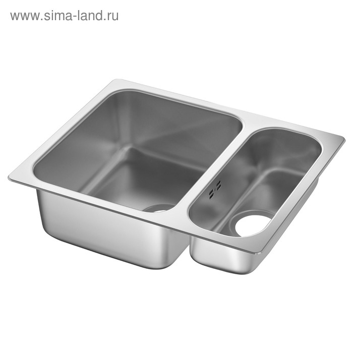 

Мойка врезная ХИЛЛЕШЁН, 58x46 см, нержавеющ сталь