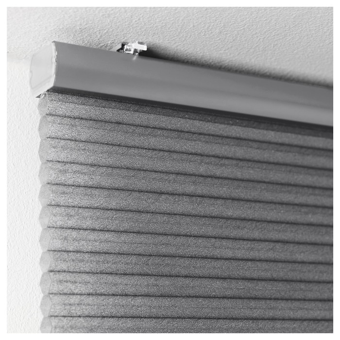 Сотовые жалюзи ХОППВАЛС, 100x155 см, серый