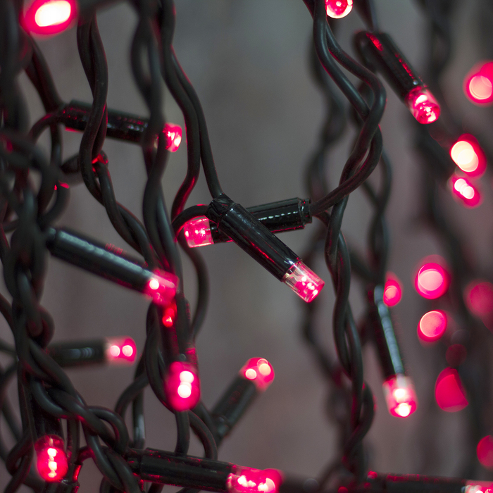 БАХРОМА уличная, УМС,Ш:5,6 м,В:0,9 м,Н.Т."Каучук"2W LED-330-220V,шнур питания,КРАСН УЦЕНКА