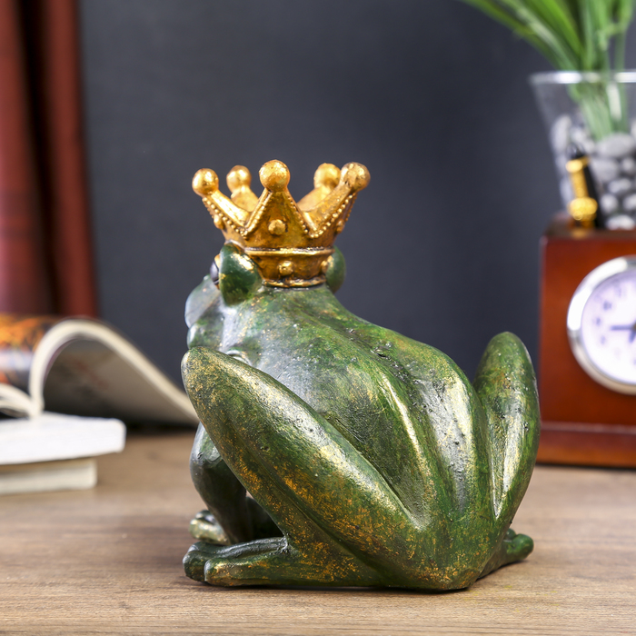 Сувенир полистоун подсвечник "Царевна-лягушка" 13х15х14 см