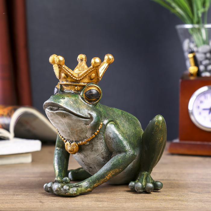 Сувенир полистоун подсвечник "Царевна-лягушка" 13х15х14 см