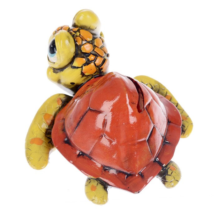 Копилка полистоун "Черепаха Лили" 8х13,5х12 см