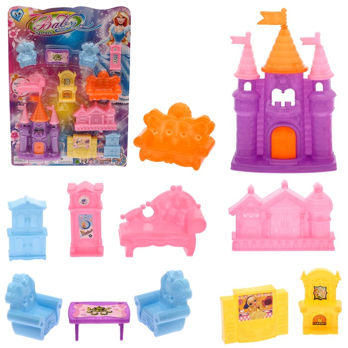 Замок для кукол "Блеск" с аксессуарами