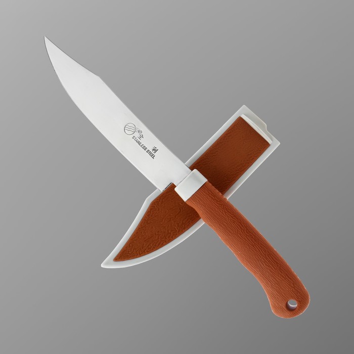 Нож туристический Вепрь 21,5см, клинок 11,5 см, рукоять под дерево туристический нож глухарь сталь aus8 рукоять дерево