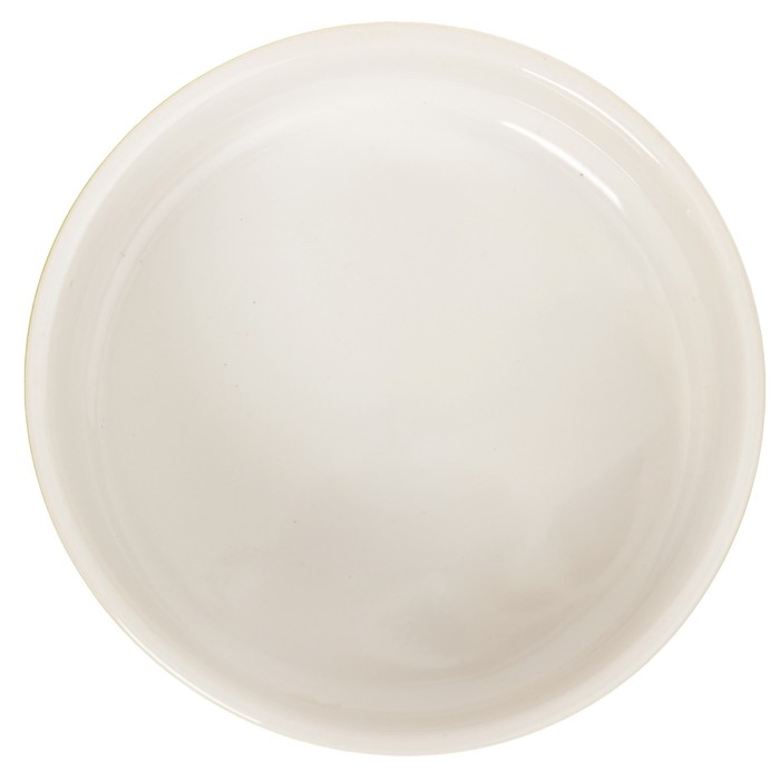 Миска керамическая "Полоски", 10,5 х 4 см, 180 мл, зелёная