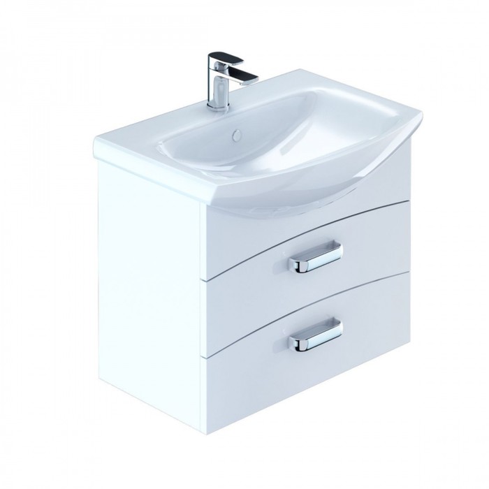 Тумба-комплект, белая, 60см, Niagara, с раковиной