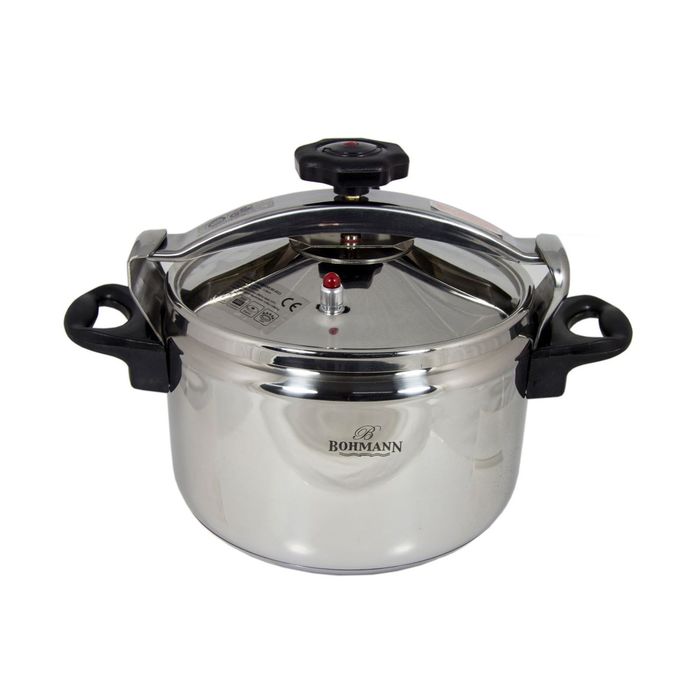 Скороварки "Бохманн", 9 л, стеклянная крышка