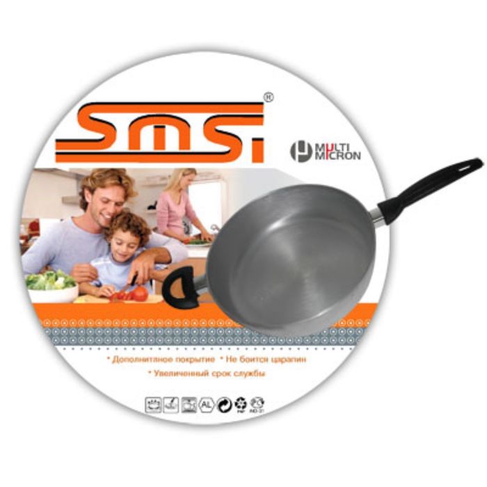Сковорода SMS, d=28 см, h=7 см, литой алюминий