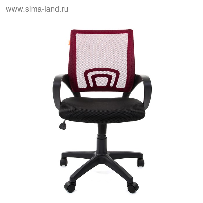 Офисное кресло Chairman 696, красный офисное кресло chairman 696 белый пластик чёрный