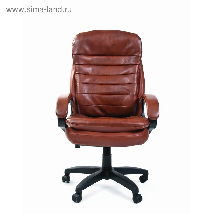 Офисное кресло Chairman 795 LT, экокожа, коричневый кресло офисное chairman 668 chairman 7007678 коричневое экокожа до 120 кг