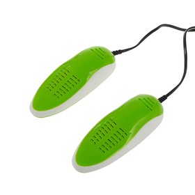 Сушилка для обуви Sakura SA-8153WGR, 60-75°С, арома-пластик, антибакт., зелено-белый Ош