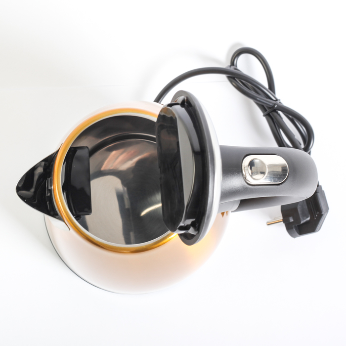 Чайник дисковый электрический Sakura SA-2118G, 1,7 л, 2200Вт, нерж., золотой