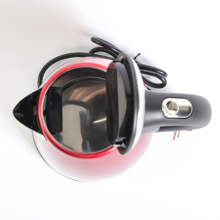 Чайник дисковый электрический Sakura SA-2118R, 1,7 л, 2200Вт, нерж., красный