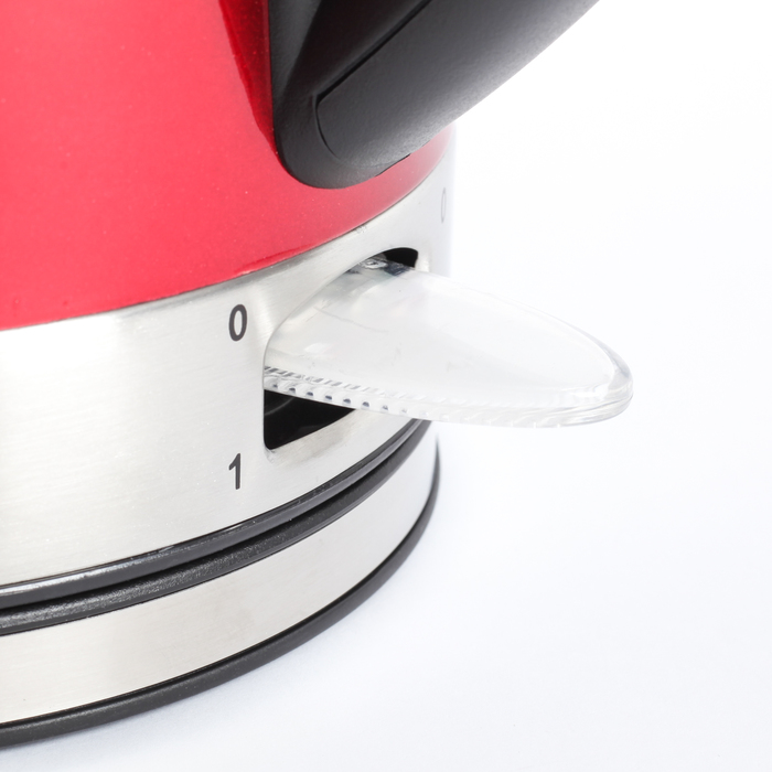 Чайник дисковый электрический Sakura SA-2118R, 1,7 л, 2200Вт, нерж., красный