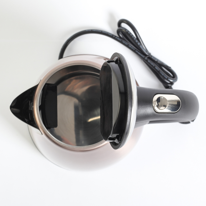 Чайник дисковый электрический Sakura SA-2118Z, 1,7 л, 2200Вт, нерж., шампань