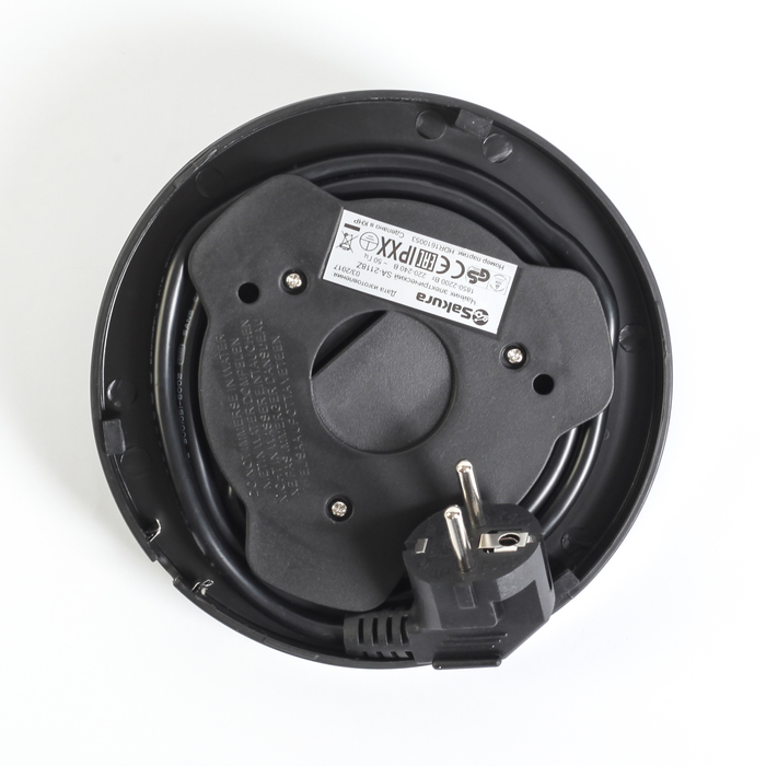 Чайник дисковый электрический Sakura SA-2118Z, 1,7 л, 2200Вт, нерж., шампань