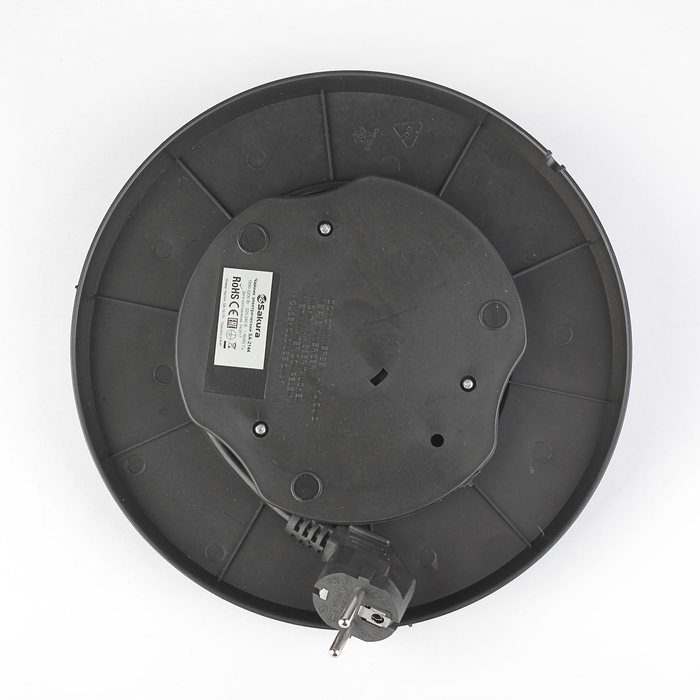 Чайник дисковый электрический Sakura SA-2144, 4,5 л, 2200Вт, нерж.