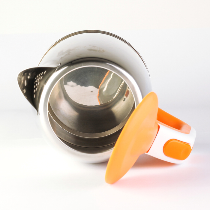 Чайник электрический SA-2137A, 1,8л, 1800Вт, нержавеющая сталь, оранжевый