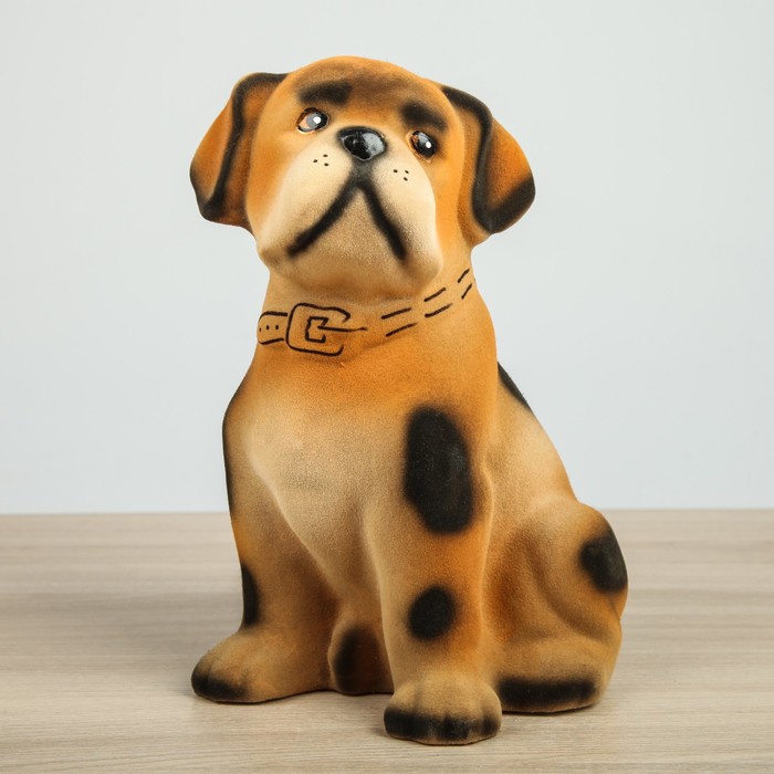 Копилка "Собака Тузик", флок