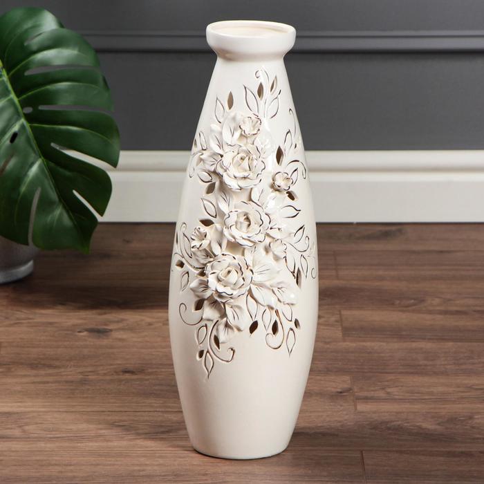 Ваза "Юность" лепка, золото